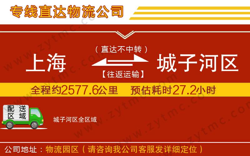 上海到城子河區(qū)物流專線