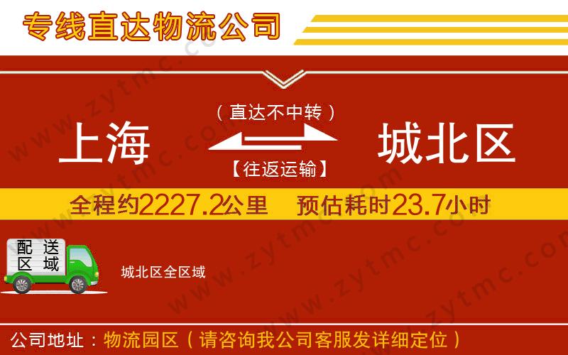 上海到城北區(qū)物流專(zhuān)線