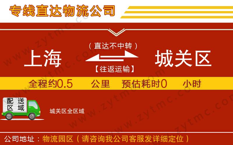上海到城關(guān)區(qū)物流專線