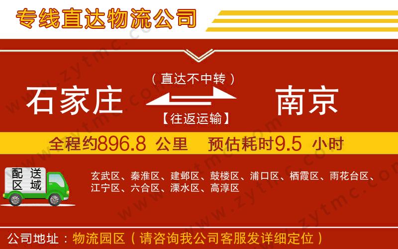 石家莊到南京物流專線