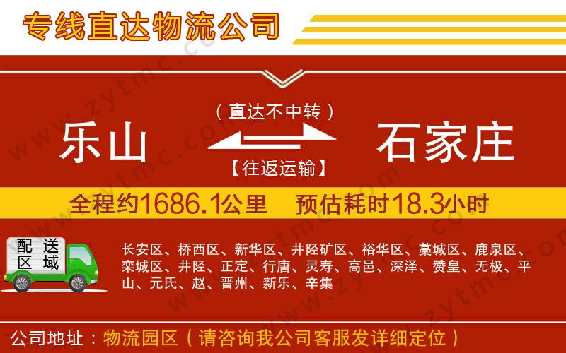 樂(lè)山到石家莊物流公司